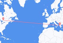 Flyreiser fra North Bay, Canada til Ioánnina, Hellas