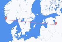 Vluchten van Pskov naar Stavanger