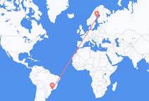 Flyrejser fra São Paulo, Brasilien til Umeå, Sverige