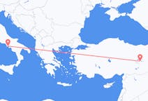 出发地 土耳其从 埃拉泽目的地 意大利那不勒斯的航班