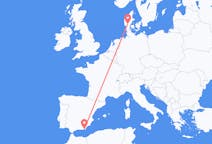 Flights from Almería in Spain to Billund in Denmark