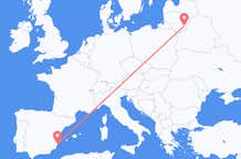 Flyreiser fra Alicante, til Vilnius