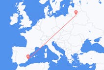 Flights from Alicante in Spain to Vilnius in Lithuania