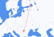 ロシアのから サンクトペテルブルク、ルーマニアのへ クラヨーヴァフライト