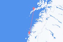Flug frá Leknes til Sandnessjøen