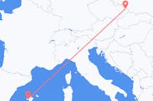 出发地 捷克俄斯特拉发目的地 西班牙帕尔马的航班