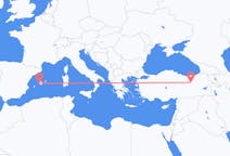 Flights from Erzincan, Turkey to Palma de Mallorca, Spain