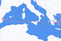 Vluchten van Syros naar Alicante