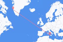 Flyreiser fra Maniitsoq, Grønland til Trapani, Italia
