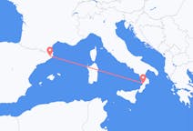 スペインのから ジローナ、イタリアのへ ラメーツィア・テルメフライト
