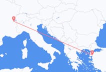 出发地 瑞士日内瓦目的地 土耳其埃德雷米特的航班