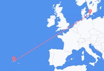 Flights from São Jorge Island, Portugal to Malmö, Sweden