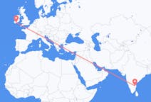 Flyreiser fra Tirupati, India til Kork, Irland