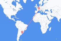 Flyrejser fra Montevideo, Uruguay til Grenoble, Frankrig