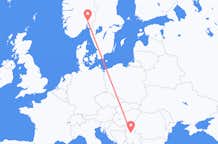 Flyreiser fra Oslo, til Beograd