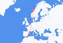 Flights from Ørland, Norway to Palma de Mallorca, Spain