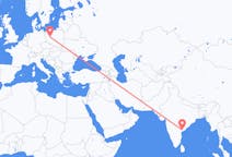 Flights from Vijayawada, India to Poznań, Poland