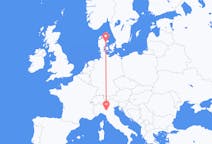 Flights from Parma, Italy to Aarhus, Denmark