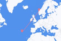 Flights from Sandane, Norway to Santa Maria Island, Portugal