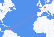 Flights from Caracas, Venezuela to Basel, Switzerland
