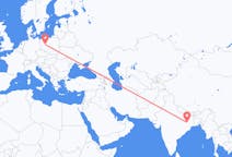 Flights from Ranchi, India to Poznań, Poland