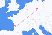 Flights from Bordeaux, France to Erfurt, Germany