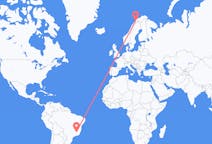 Vols de Belo Horizonte, le Brésil vers Bardufoss, Norvège