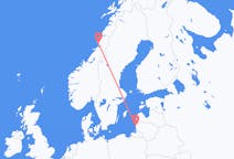 Loty z miasta Palanga do miasta Brønnøysund