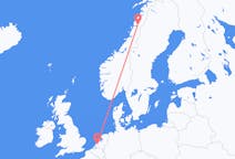 Flights from Mo i Rana, Norway to Rotterdam, the Netherlands