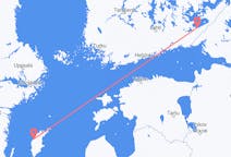Fly fra Visby til Lappeenranta