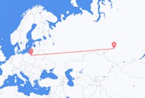 Flights from Tomsk, Russia to Szymany, Szczytno County, Poland