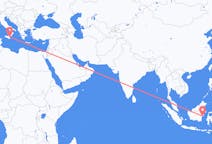 Flyg från Balikpapan, Indonesien till Catania, Italien