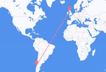 Flyrejser fra Castro, Chile til Glasgow, Skotland