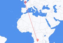 Flyrejser fra Luena, Angola til Rennes, Frankrig