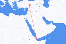 Flyg från Balbala, Djibouti till Gaziantep, Turkiet