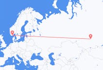 Flights from Krasnoyarsk, Russia to Kristiansand, Norway