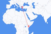 Flyreiser fra Malindi, Kenya til Astypalaia, Hellas