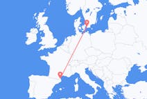 Flyreiser fra Perpignan, Frankrike til Malmö, Sverige