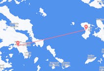 Flyreiser fra Khios, til Athen