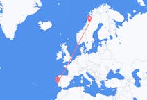 Voli da Hemavan, Svezia a Lisbona, Portogallo