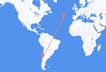 チリのから テムコ、ポルトガルのへ オルタ (アゾレス諸島)フライト