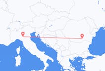 Flyg från Reggio Emilia, Italien till Bukarest, Rumänien