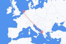 Vluchten van Rotterdam, Nederland naar Korfoe, Griekenland
