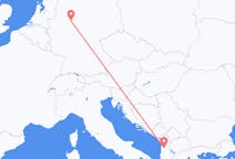 Vols de Tirana, Albanie à Paderborn, Allemagne