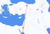 Vluchten van Eilat, Israël naar Sivas, Turkije