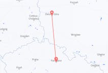 Flyg från Pardubice till Zielona Góra