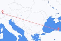 Flights from Sinop, Turkey to Friedrichshafen, Germany