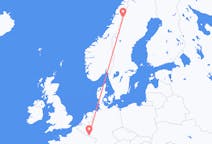 Voli da Hemavan, Svezia a Lussemburgo, Lussemburgo