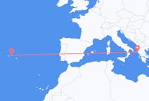 Flights from Terceira Island, Portugal to Corfu, Greece