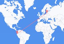 Flyg från Guayaquil, Ecuador till Riga, Lettland